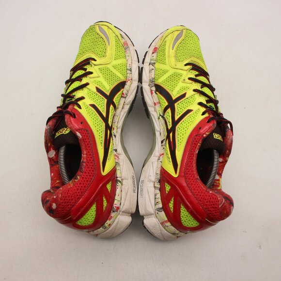 Asics Gel-Kayano 21 2014 Men’s Size 13.5 Green Red Athletic Sneakers T4J1N